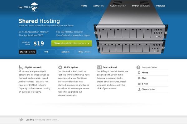 Rackhost theme site design template sample