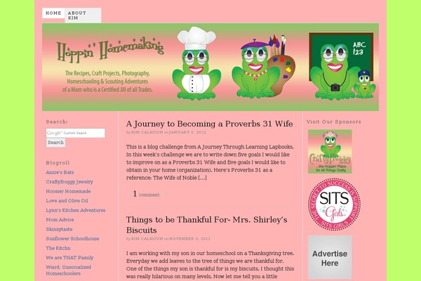 Thesis 1.8 theme site design template sample
