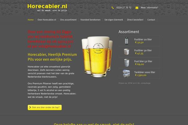 horecabier.nl site used Tmpldesign-bootstrap-980