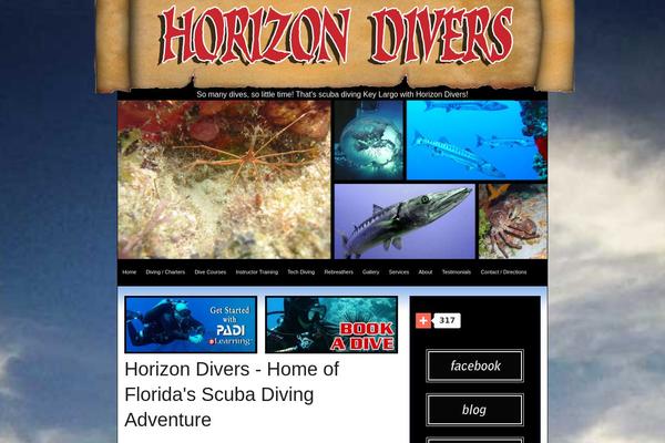 horizondivers.com site used Msh-theme