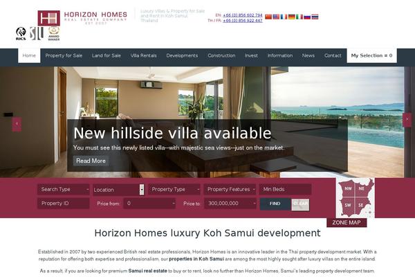 horizonhomes-samui.com site used Horizon-homes