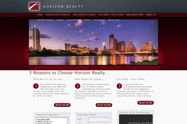 horizonrealtyaustin.com site used inFocus