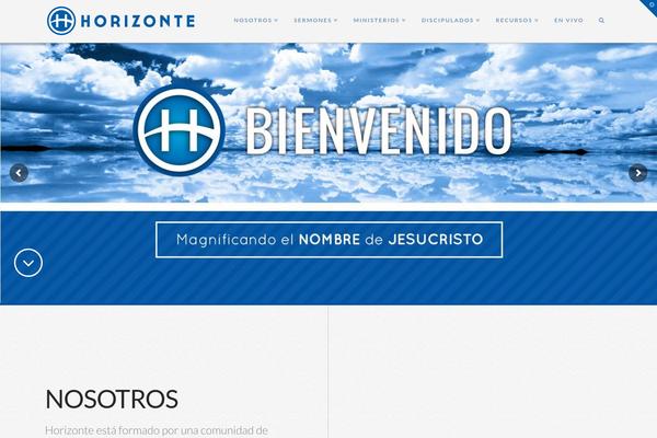 horizonteqro.org site used X | The Theme