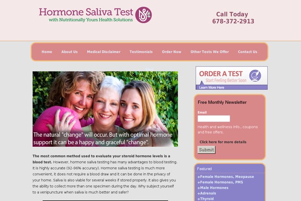 hormonesalivatest.org site used Nutritionally_yours_theme