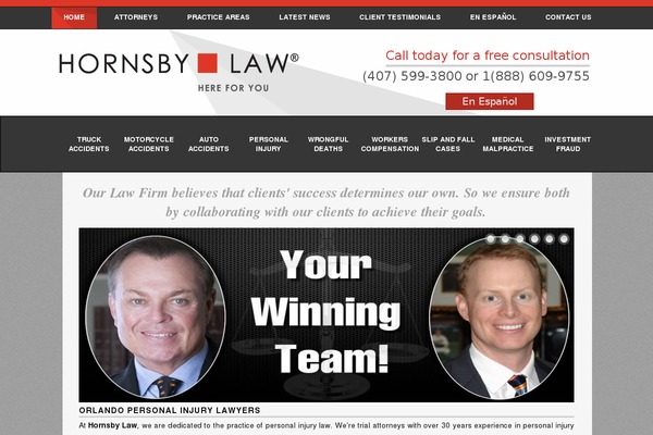 hornsbylawgroup.com site used Hornsbylaw_2023