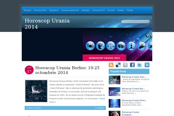 horoscop-urania.net site used Jovan