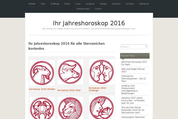 horoskop-2016.com site used Isca