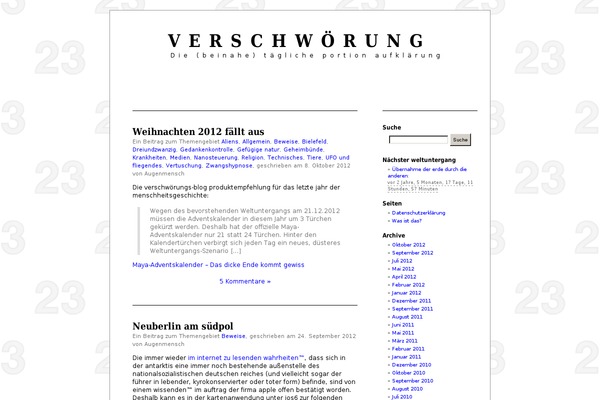 WordPress website example screenshot