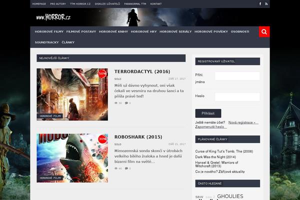 Storm theme site design template sample