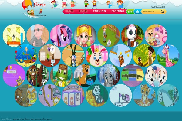 horsegames3.com site used Balon