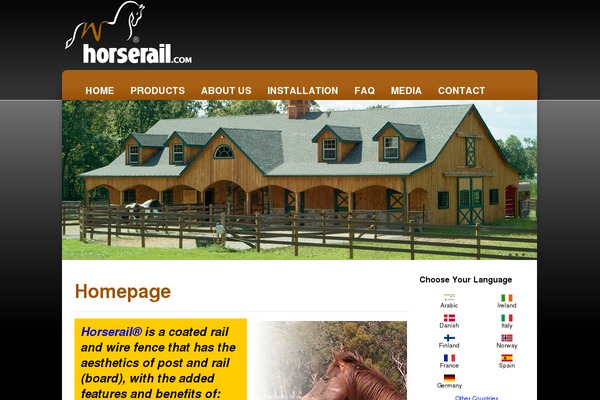 horserail.com site used Horserail-responsive