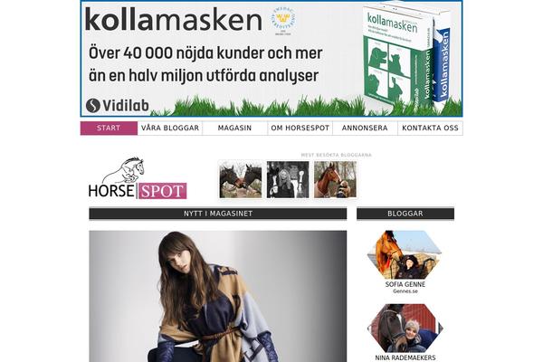 horsespot.se site used Horsespotv2