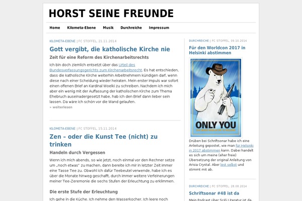 horstseinefreunde.de site used Horst