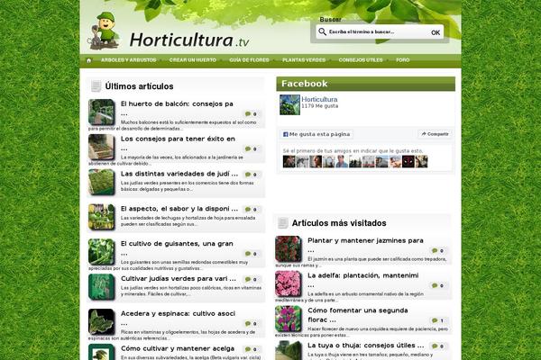 horticultura.tv site used Kh-theme