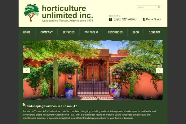 horticultureunlimited.com site used Horticulture-responsive