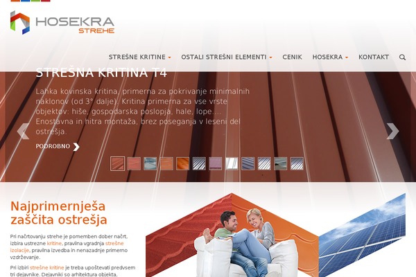 hosekra.si site used Hosekra