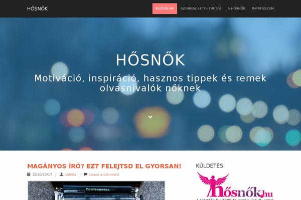 hosnok.hu site used Flat Bootstrap