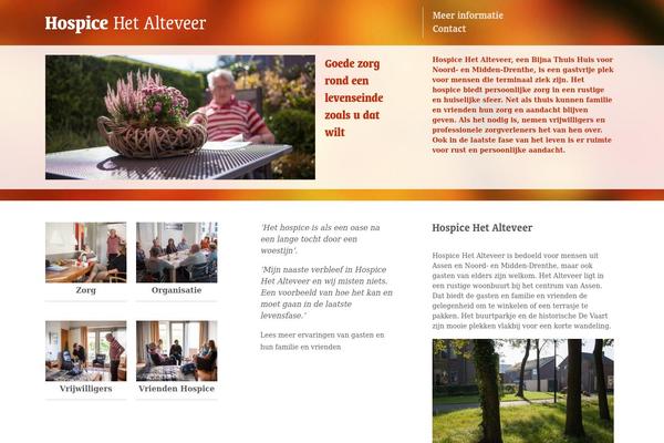 Hospice theme site design template sample