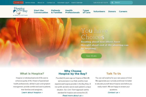 hospicebythebay.org site used Wordplate