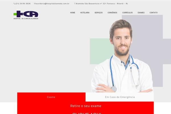 Site using Medcare_icons plugin