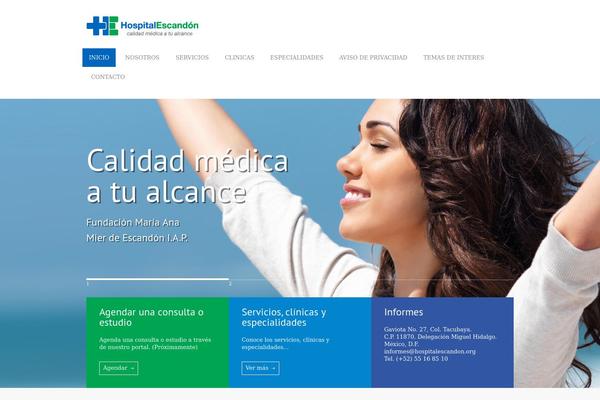 hospitalescandon.org site used MediCenter