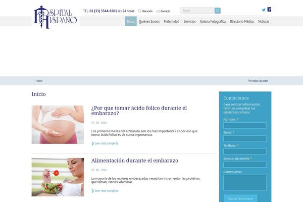 Wp theme site design template sample