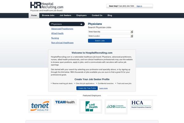 HR theme websites examples