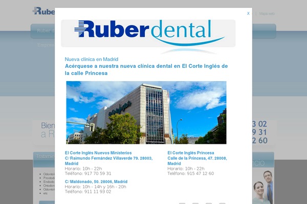 hospitalruberdental.es site used Ruberdental