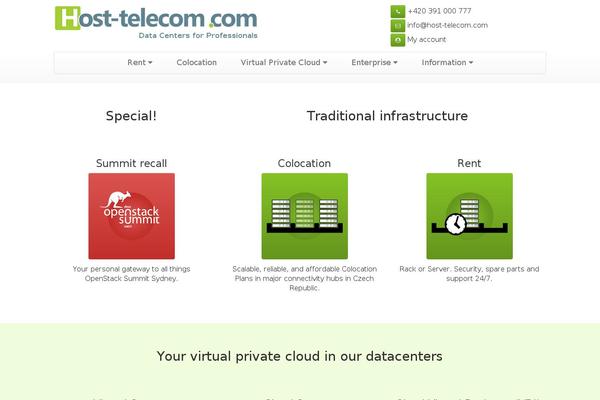 host-telecom.com site used Wp-carrington-karpov