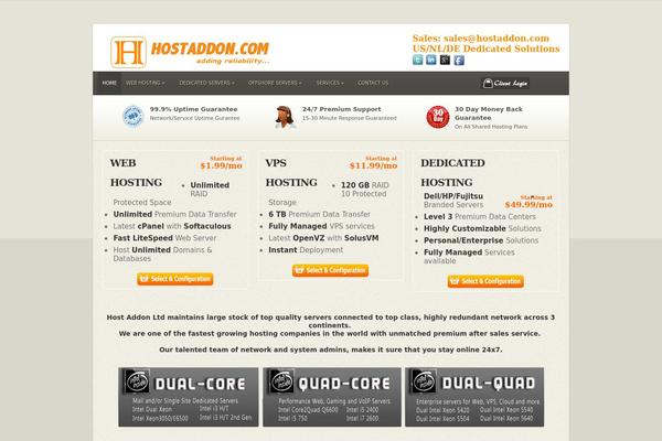 hostaddon.com site used Carmen