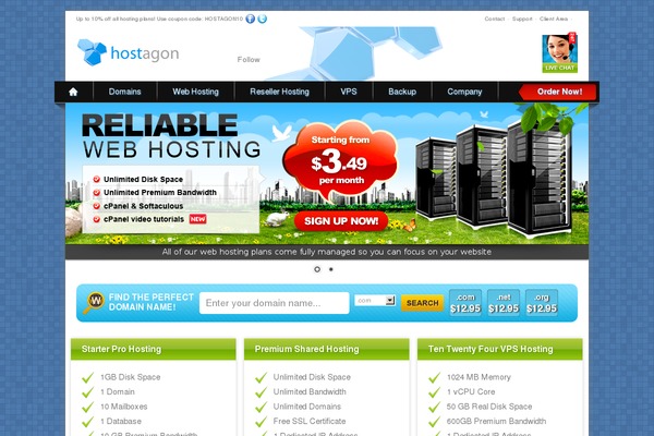 hostagon.com site used Eco-net-v1-0