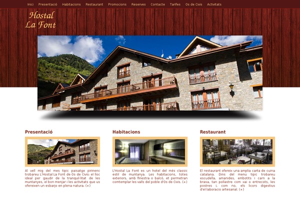 Hotel-wp theme site design template sample