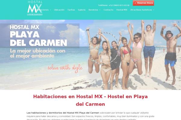 Total theme site design template sample