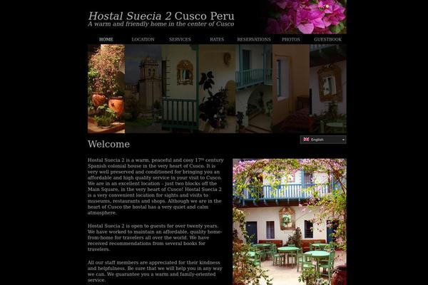 Twenty Ten theme site design template sample