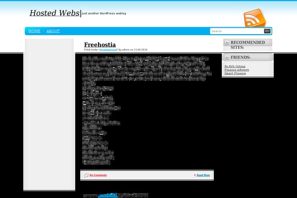 Suffusion theme site design template sample