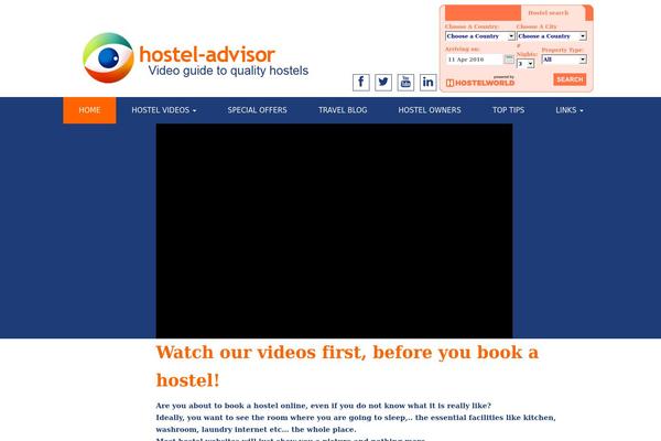 hostel-advisor.com site used Unite-child