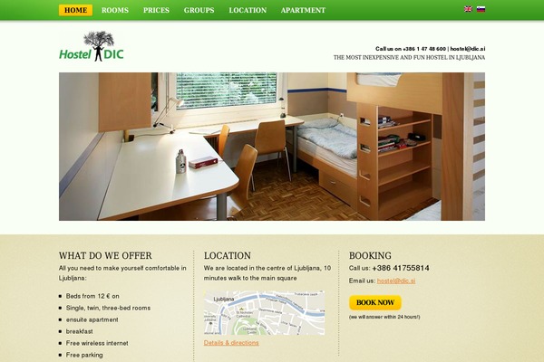 hosteldic.com site used Dic