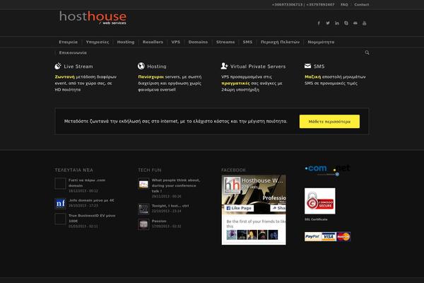 hosthouse.gr site used Hhws