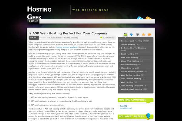 WordPress website example screenshot