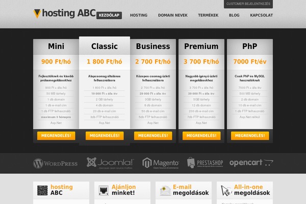 hostingabc.hu site used Theme1553