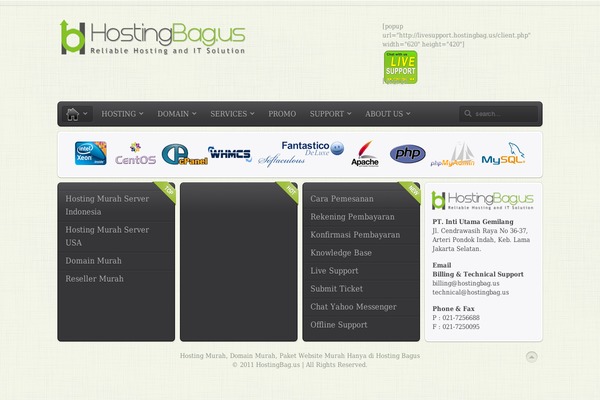 Hb theme site design template sample