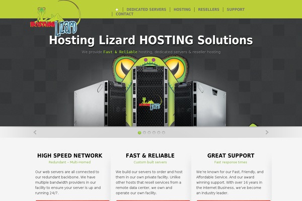 hostinglizard.com site used Cloudhost-child