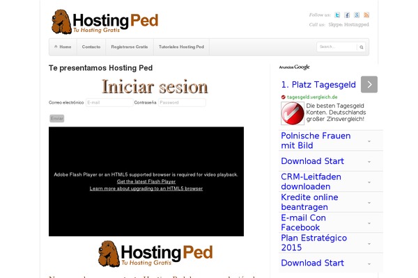 hostingped.com site used Identity