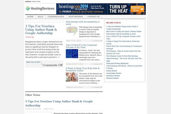 hostingreviews.com site used Hosting-reviews-tribune