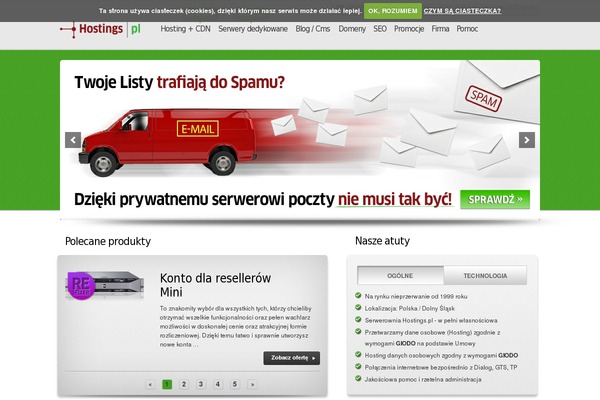 hostings.pl site used Hostings