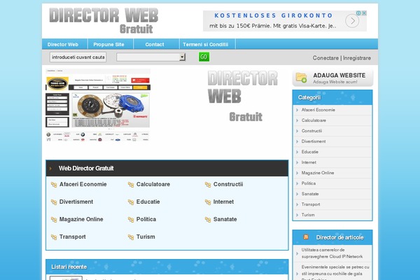 hostings.ro site used Director