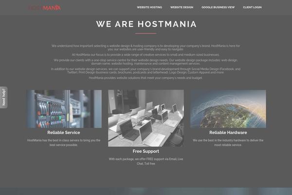 hostmania.ca site used Onehost