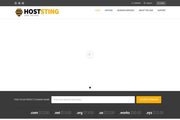 Arkahost theme site design template sample