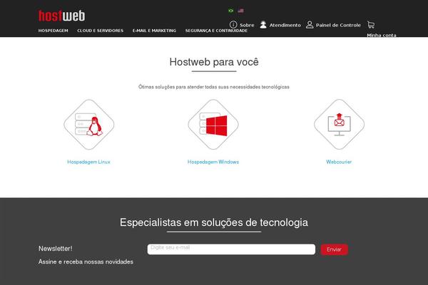 hostweb.com.br site used Responsive-child