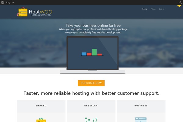 Hostme v2 theme site design template sample